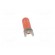 Plug | fork terminals | 1kVDC | 20A | red | 37mm | Plating: nickel plated фото 9