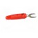 Plug | fork terminals | 500VDC | 10A | red | Overall len: 59.2mm | 2.5mm2 image 7