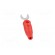 Plug | fork terminals | 60VDC | 30A | red | Overall len: 58.5mm | 2.5mm2 image 5