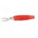 Plug | fork terminals | 60VDC | 30A | red | Overall len: 58.5mm | 2.5mm2 image 3