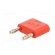 4mm banana | 32A | 30VAC | 60VDC | red | nickel plated | insulated фото 2