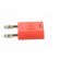 4mm banana | 32A | 30VAC | 60VDC | red | nickel plated | insulated image 3