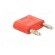 4mm banana | 32A | 30VAC | 60VDC | red | nickel plated | insulated image 8