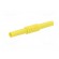 Adapter,socket | 4mm banana | 32A | 1kV | 62.5mm | yellow paveikslėlis 2