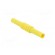 Adapter,socket | 4mm banana | 32A | 1kV | 62.5mm | yellow image 4