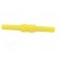 Adapter,socket | 4mm banana | 32A | 1kV | 62.5mm | yellow image 7