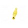 Adapter,socket | 4mm banana | 32A | 1kV | 62.5mm | yellow image 9