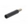 Adapter,socket | 4mm banana | 32A | 600V | black | nickel plated image 2