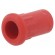 Case | 25A | 20.5mm | red | for banana sockets image 1