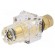 Socket | 3mm banana | 60A | 54.5mm | black,transparent | gold-plated image 1