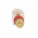 Socket | 3mm banana | 60A | 54.5mm | red,transparent | gold-plated image 5