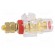 Socket | 3mm banana | 60A | 54.5mm | red,transparent | gold-plated image 7