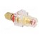 Socket | 3mm banana | 60A | 54.5mm | red,transparent | gold-plated image 8