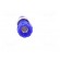 Socket | 4mm banana | 10A | 250VAC | 28.5mm | blue | nickel plated | 10mΩ image 9