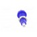 Socket | 4mm banana | 10A | 250VAC | 28.5mm | blue | nickel plated | 10mΩ image 5