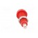 Socket | 4mm banana | 10A | 250VAC | 28.5mm | red | nickel plated | 10mΩ image 5