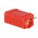 Socket | 4mm banana | 10A | 250VDC | red | silver plated | PCB | insulated image 8