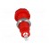 Socket | 4mm banana | 10A | 50VDC | 28.5mm | red | nickel plated | 10mΩ paveikslėlis 5