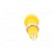 Socket | 4mm banana | 10A | 50VDC | 28.5mm | yellow | nickel plated | 10mΩ image 5