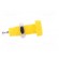 Socket | 4mm banana | 10A | 50VDC | 28.5mm | yellow | nickel plated | 10mΩ image 7