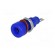 Socket | 4mm banana | 10A | 60VDC | blue | nickel plated | insulated image 2
