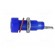 Socket | 4mm banana | 10A | 60VDC | blue | nickel plated | insulated image 3