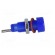 Socket | 4mm banana | 10A | 60VDC | blue | nickel plated | insulated image 7