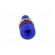 Socket | 4mm banana | 10A | 60VDC | blue | nickel plated | insulated image 9