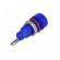 Socket | 4mm banana | 10A | 60VDC | blue | nickel plated | insulated image 6