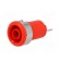 Socket | 4mm banana | 10A | 60VDC | Cutout: Ø12.2mm | red | insulated image 2