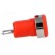 Socket | 4mm banana | 10A | 60VDC | Cutout: Ø12.2mm | red | insulated image 7