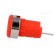 Socket | 4mm banana | 10A | 60VDC | Cutout: Ø12.2mm | red | insulated image 3