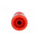 Socket | 4mm banana | 10A | 60VDC | Cutout: Ø12.2mm | red | insulated image 9