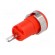 Socket | 4mm banana | 10A | 60VDC | Cutout: Ø12.2mm | red | insulated image 6