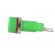 Socket | 4mm banana | 10A | 60VDC | green | nickel plated | insulated image 3