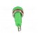 Socket | 4mm banana | 10A | 60VDC | green | nickel plated | insulated image 5
