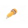 Socket | 4mm banana | 10A | 60VDC | orange | nickel plated | insulated image 6