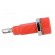 Socket | 4mm banana | 10A | 60VDC | red | nickel plated | screw,on panel image 7