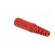 Socket | 4mm banana | 10A | 70VDC | red | nickel plated | on cable | Ø: 2mm фото 4