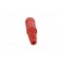 Socket | 4mm banana | 10A | 70VDC | red | nickel plated | on cable | Ø: 2mm image 5