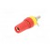 Socket | 4mm banana | 15A | 250VDC | L: 42mm | red | nickel plated image 2