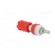 Socket | 4mm banana | 15A | 48VDC | red | nickel plated | on panel image 4
