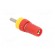 Connector: 4mm banana | socket | 15A | red | on panel | 48.73mm image 8