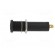 Socket | 4mm banana | 16A | 6000V | black | gold-plated | on panel image 3