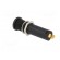 Socket | 4mm banana | 16A | 6000V | black | gold-plated | on panel image 4