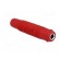 Socket | 4mm banana | 16A | 60VDC | red | nickel plated | on cable | 3mΩ image 8