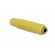 Socket | 4mm banana | 16A | 60VDC | yellow | nickel plated | on cable image 8