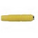 Socket | 4mm banana | 16A | 60VDC | yellow | nickel plated | on cable image 7
