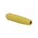 Socket | 4mm banana | 16A | 60VDC | yellow | nickel plated | on cable paveikslėlis 4