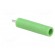 Socket | 4mm banana | 20A | 1kV | 1kVAC | 29.5mm | green | nickel plated image 4